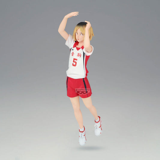 Action figure di Kenma Kozume in posa seconda uniforme Haikyu!! 19 cm