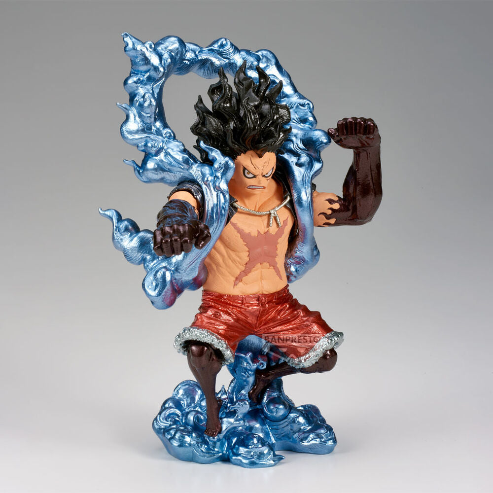 Action figure Monkey D Luffy Gear 4 Snakeman King of Artist One Piece 19cm