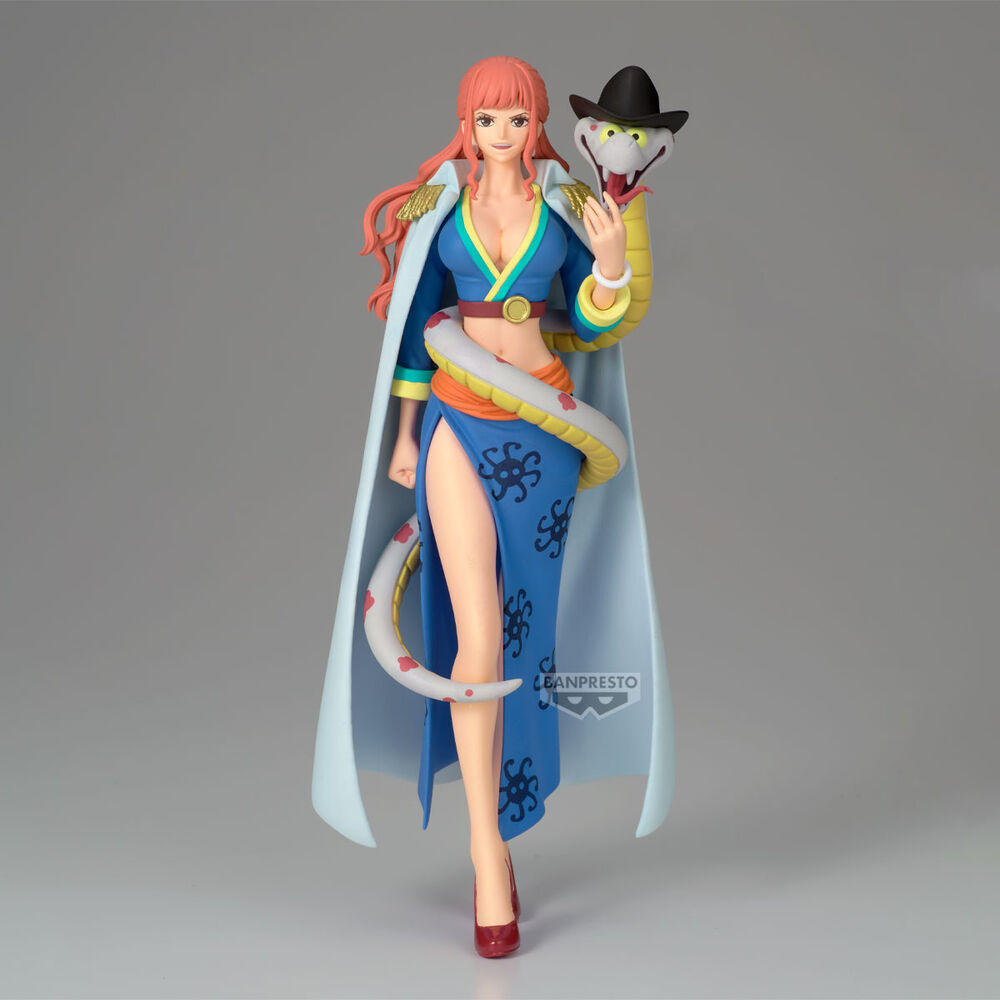 Gloriosa statuetta di Nyon la vecchia signora da collezione di battaglie di One Piece alta 18 cm
