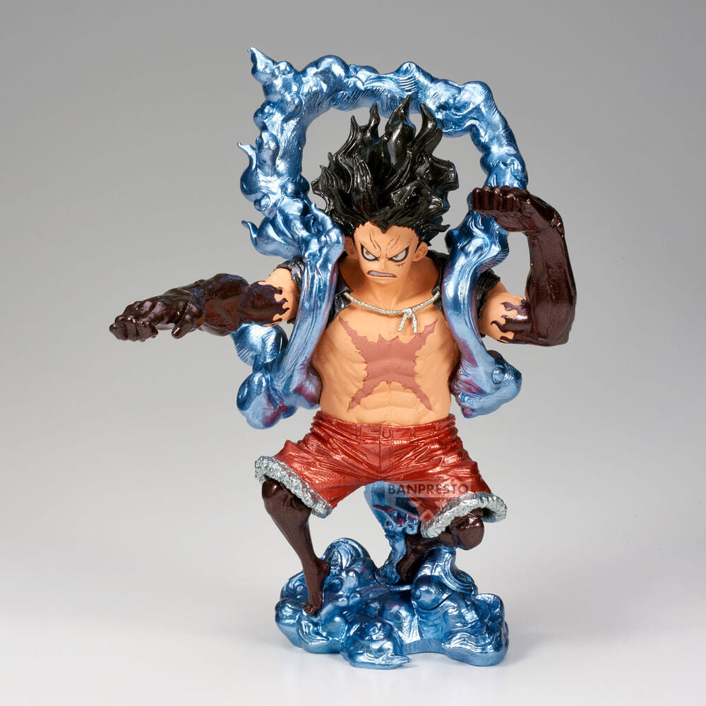 Action figure Monkey D Luffy Gear 4 Snakeman King of Artist One Piece 19cm