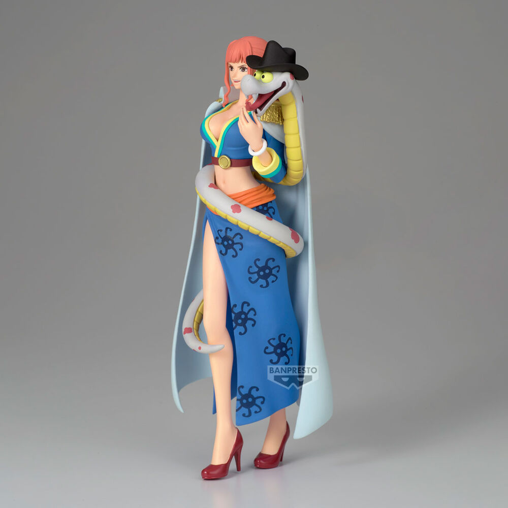 Gloriosa statuetta di Nyon la vecchia signora da collezione di battaglie di One Piece alta 18 cm