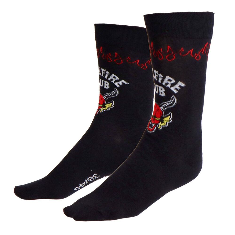 Hellfire Club Stranger Things Adult Socks