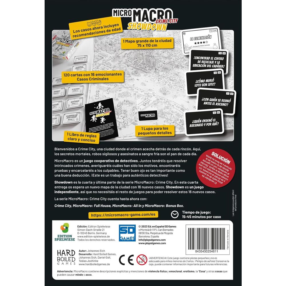 Gioco Micro Macro Showdown (spagnolo)