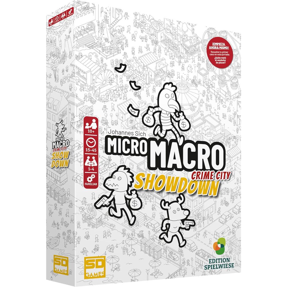 micro macro showdown game (spanish)