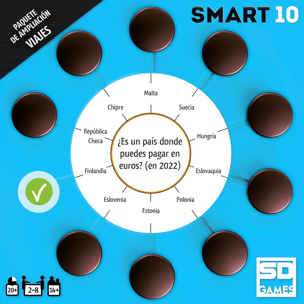 Espansione Viaggio Smart 10 Gioco Spagnolo