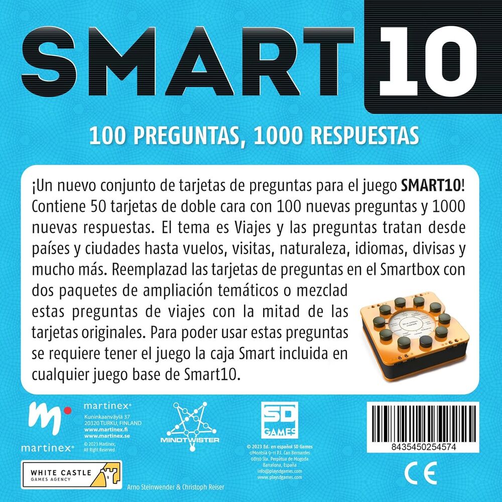 Espansione Viaggio Smart 10 Gioco Spagnolo