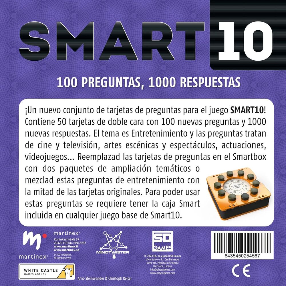 Espansione Intrattenimento Smart 10 Gioco Spagnolo