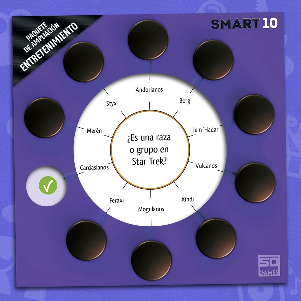 Espansione Intrattenimento Smart 10 Gioco Spagnolo