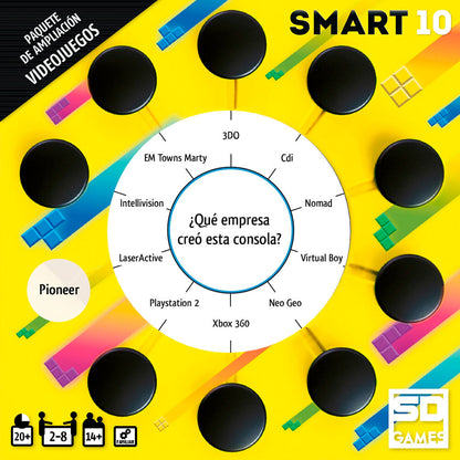 Expansão de Jogos de Vídeo Smart 10 Jogos Espanhol