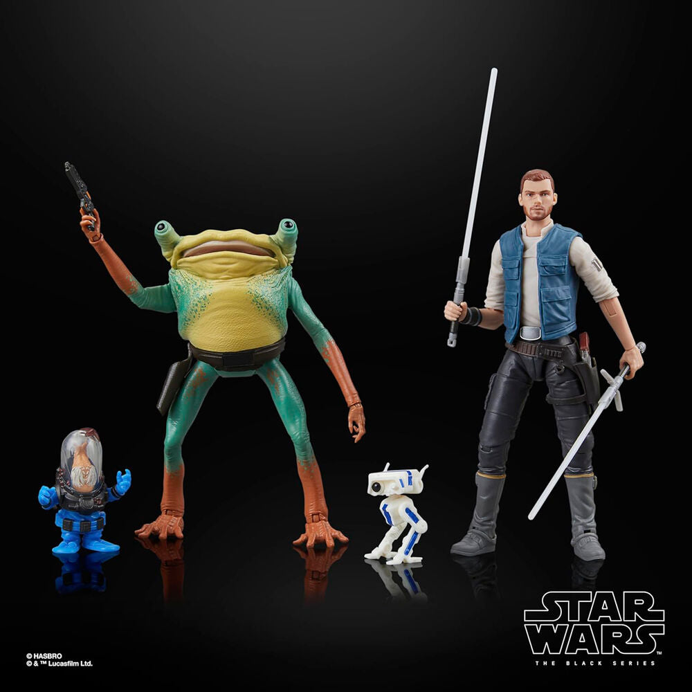 Blister 2 figures Cal Kestis Turgle & Skoova Stev Star Wars 15cm