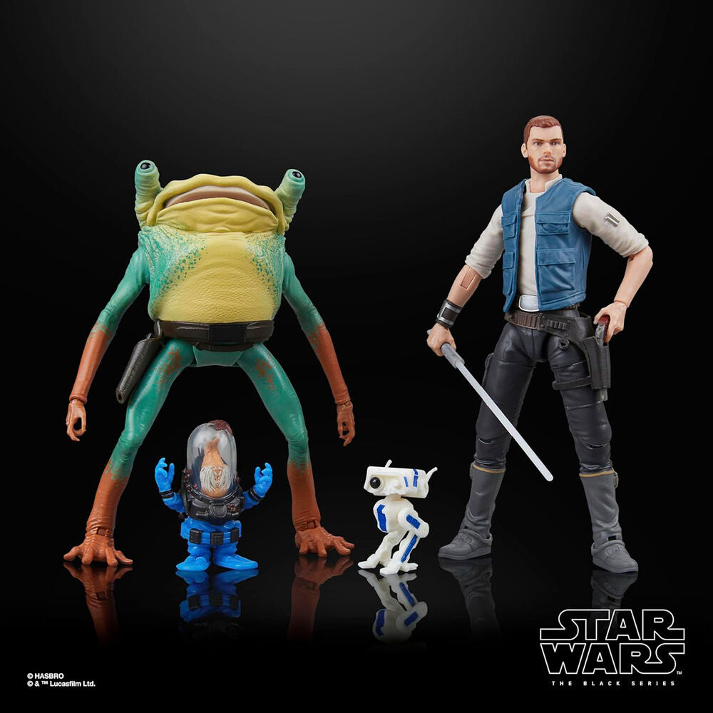 Blister 2 figures Cal Kestis Turgle & Skoova Stev Star Wars 15cm