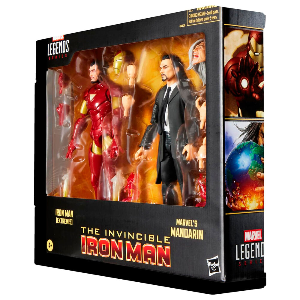 Blister 2 figures Iron Man Extremis & Marvels Mandarin The Invincible Iron Man Marvel 15cm