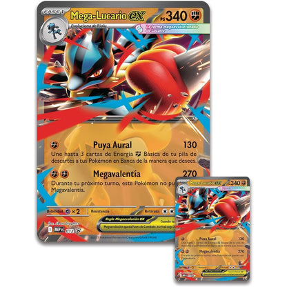 Mega Lucario EX Pokemon cards blister pack (Spanish)