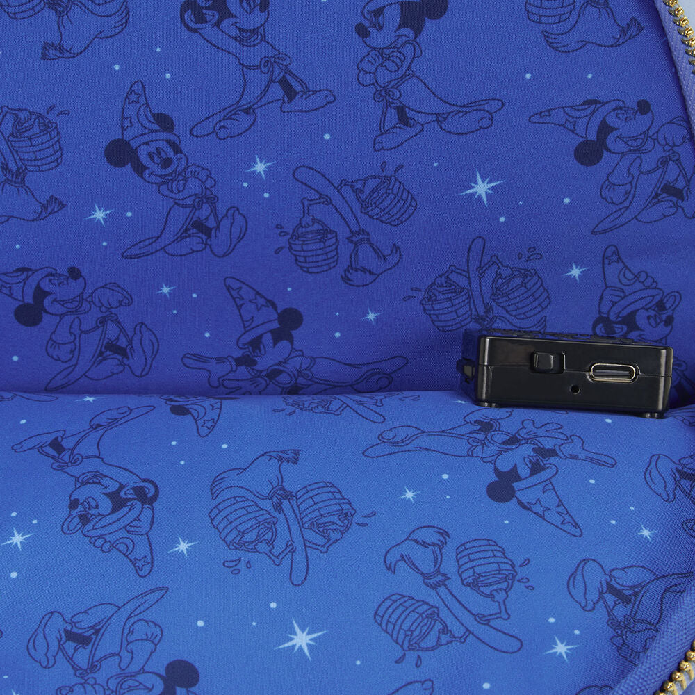 Mochila Loungefly Fantasia Mickey Disney de 26 cm