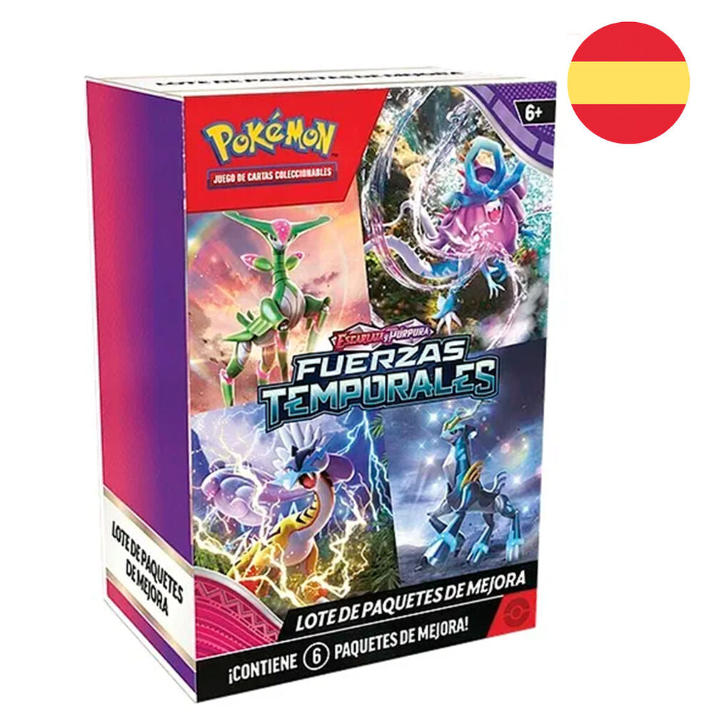 booster bundle temporal forces pokemon cards spanish