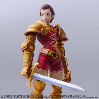 Action figure Delita Heiral Final Fantasy Tactics Bring Arts 14cm