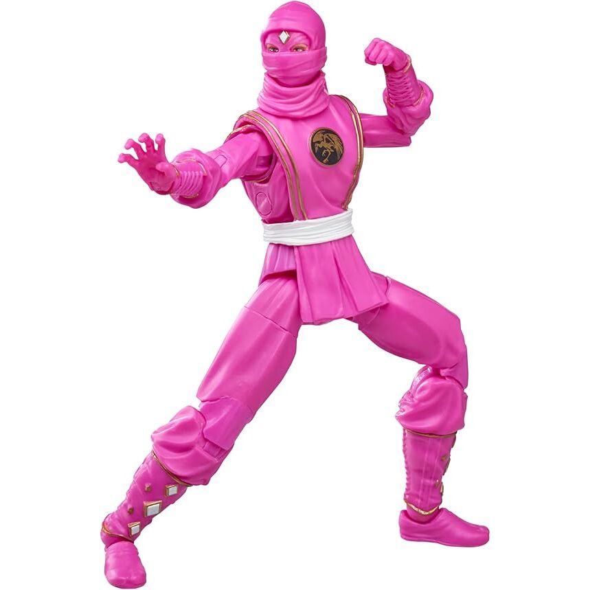 figure mighty morphin ninja pink ranger lightning collection power rangers 15cm