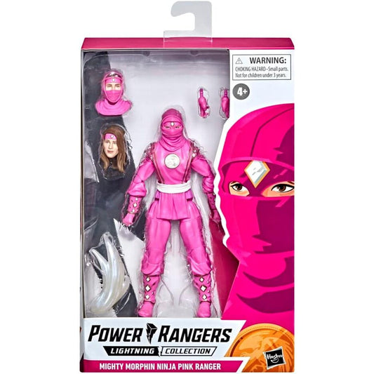 Figurka Mighty Morphin Ninja Pink Ranger Lightning Collection Power Rangers 15 cm