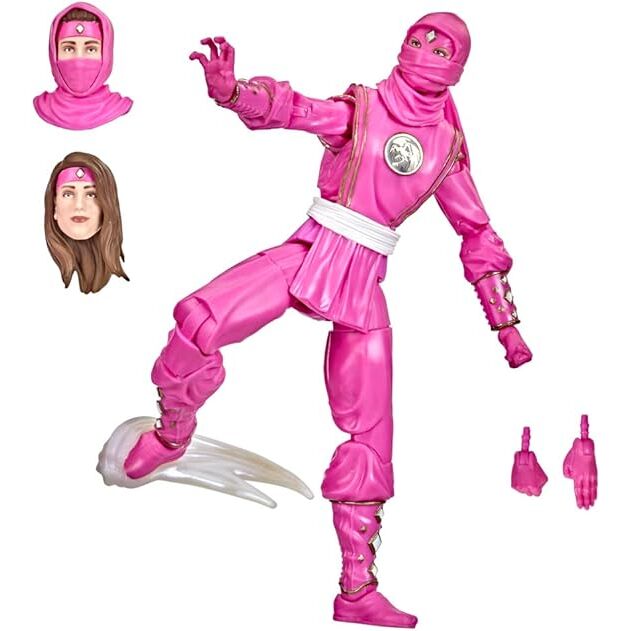 Figurka Mighty Morphin Ninja Pink Ranger Lightning Collection Power Rangers 15 cm