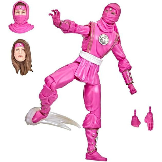 Figurka Mighty Morphin Ninja Pink Ranger Lightning Collection Power Rangers 15 cm