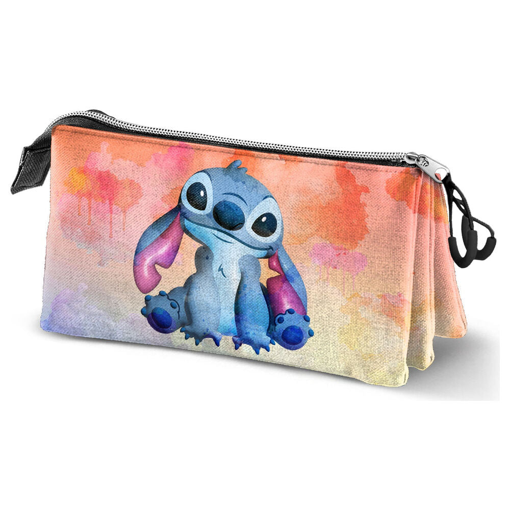 Stitch Disney triple pencil case