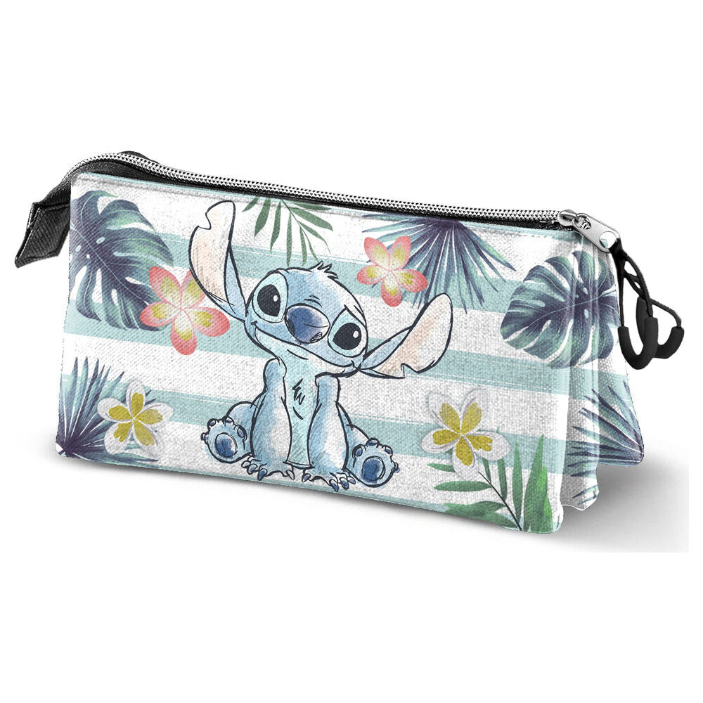 ocean stitch disney triple pencil case