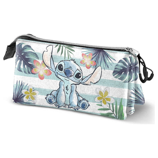ocean stitch disney triple pencil case