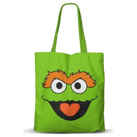 oscar sesame street shopping bag