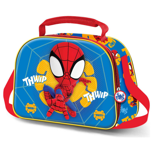 3d web out spiderman marvel snack bag