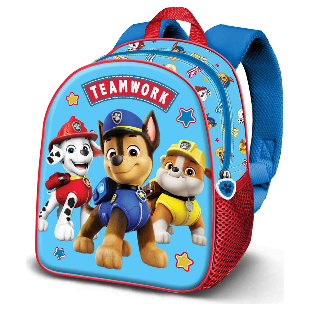 3d ready paw patrol backpack 31cm