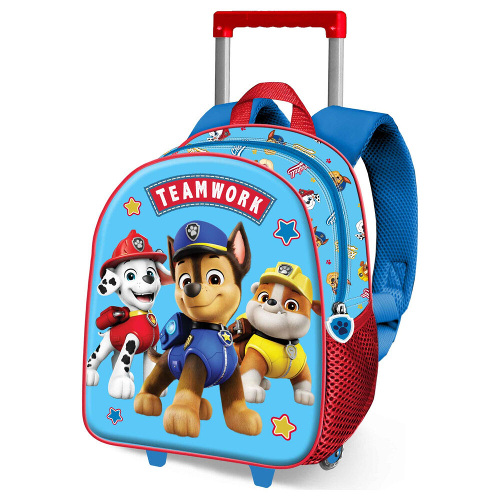 paw patrol 3d ready trolley 31cm