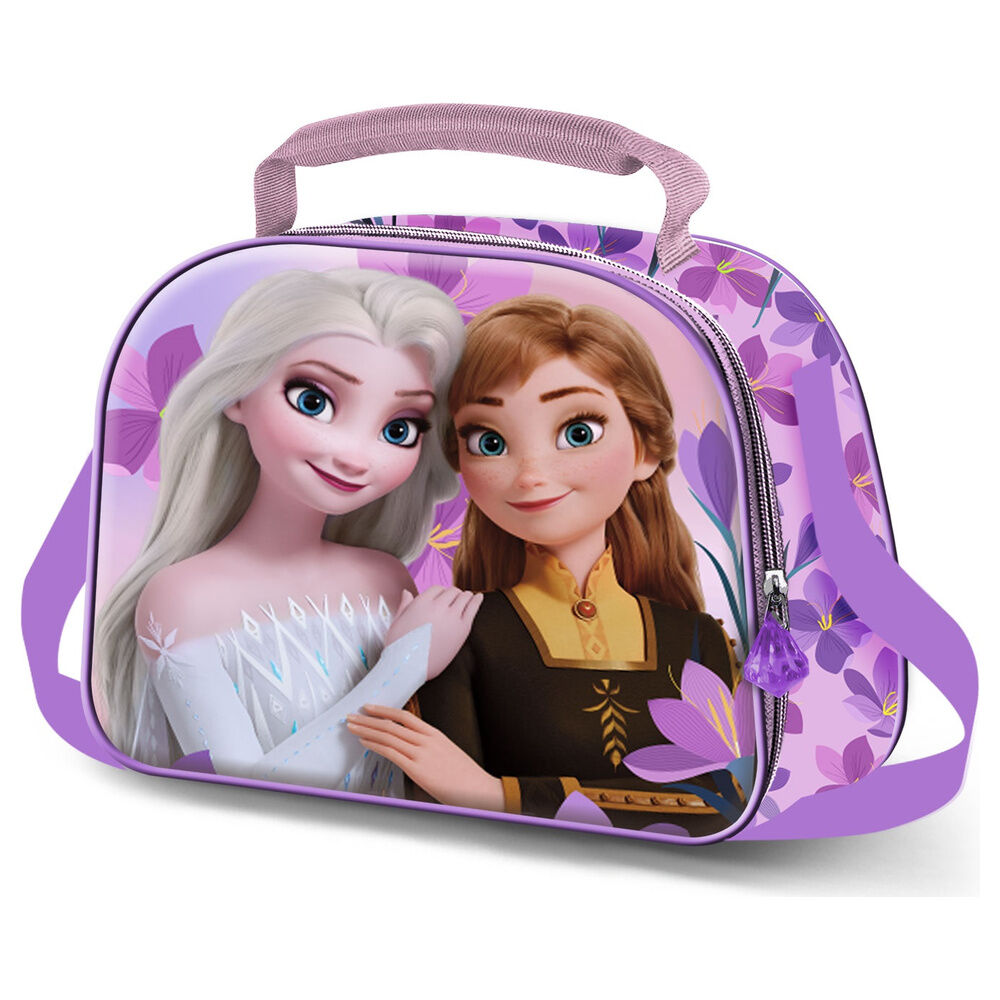 disney frozen violet 3d lunch bag