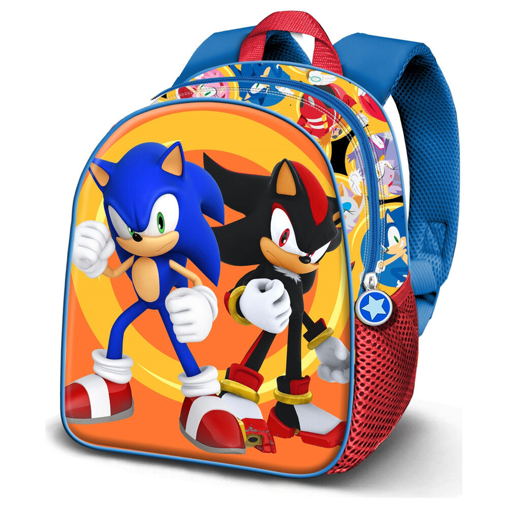 3d shadow sonic the hedgehog backpack 31cm