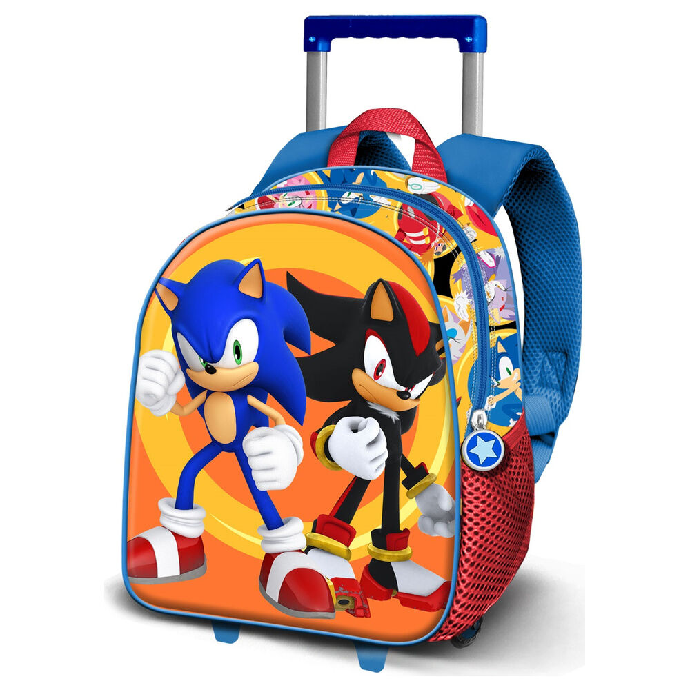 3d shadow sonic the hedgehog trolley 31cm
