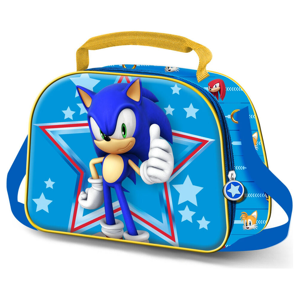 3d star sonic the hedgehog snack bag