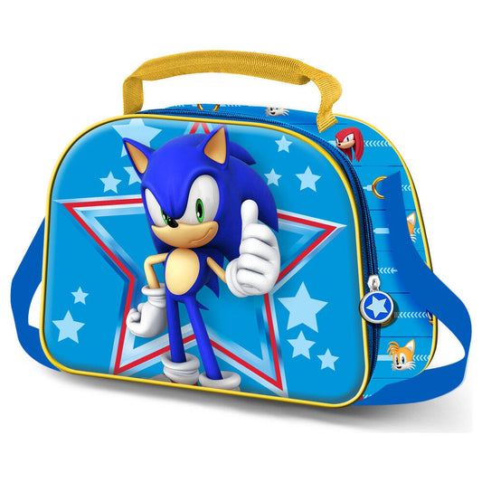 3d star sonic the hedgehog snack bag