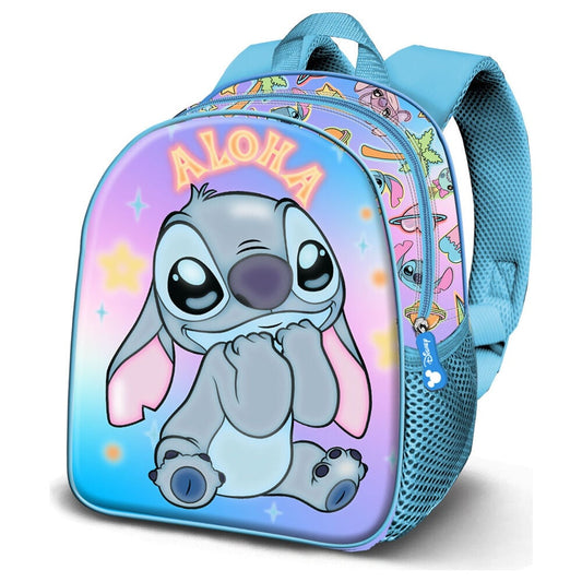 Mochila Disney 3D Aloha Stitch de 31 cm