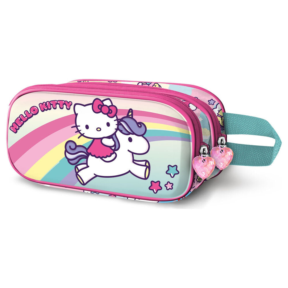 3d unicorn hello kitty pencil case