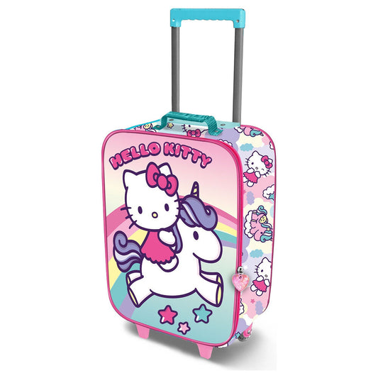 Unicorn Hello Kitty trolley suitcase 46cm