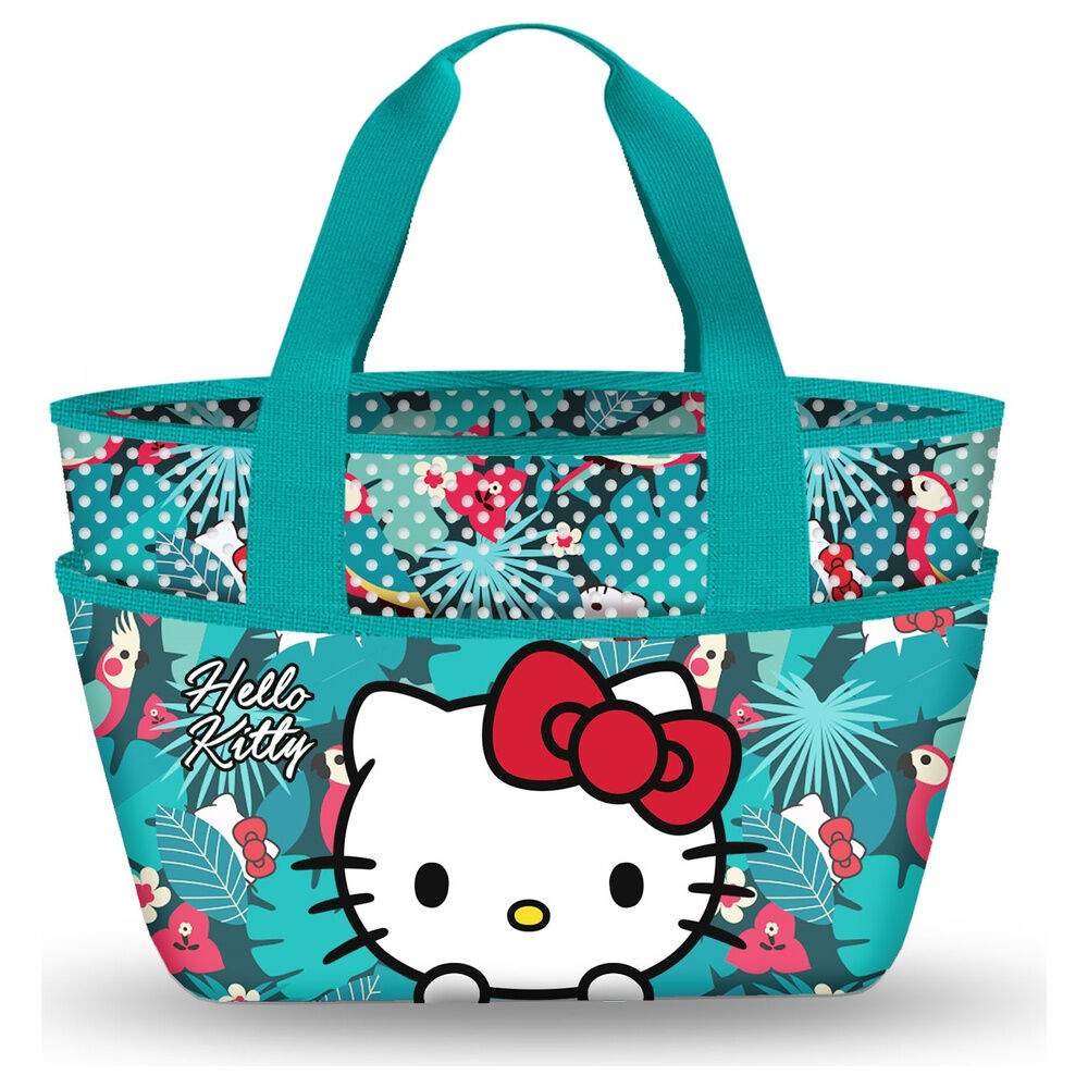 hello kitty jungle beach bag