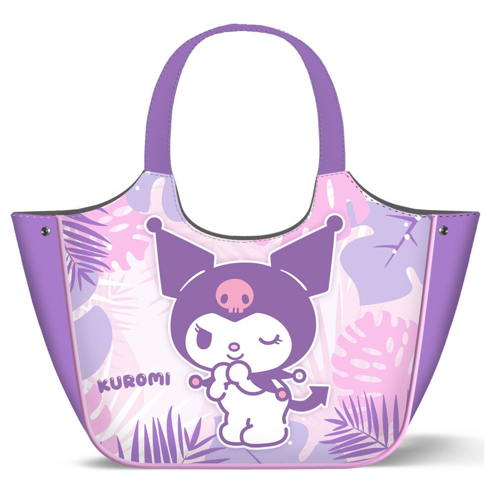 funny kuromi hello kitty beach bag