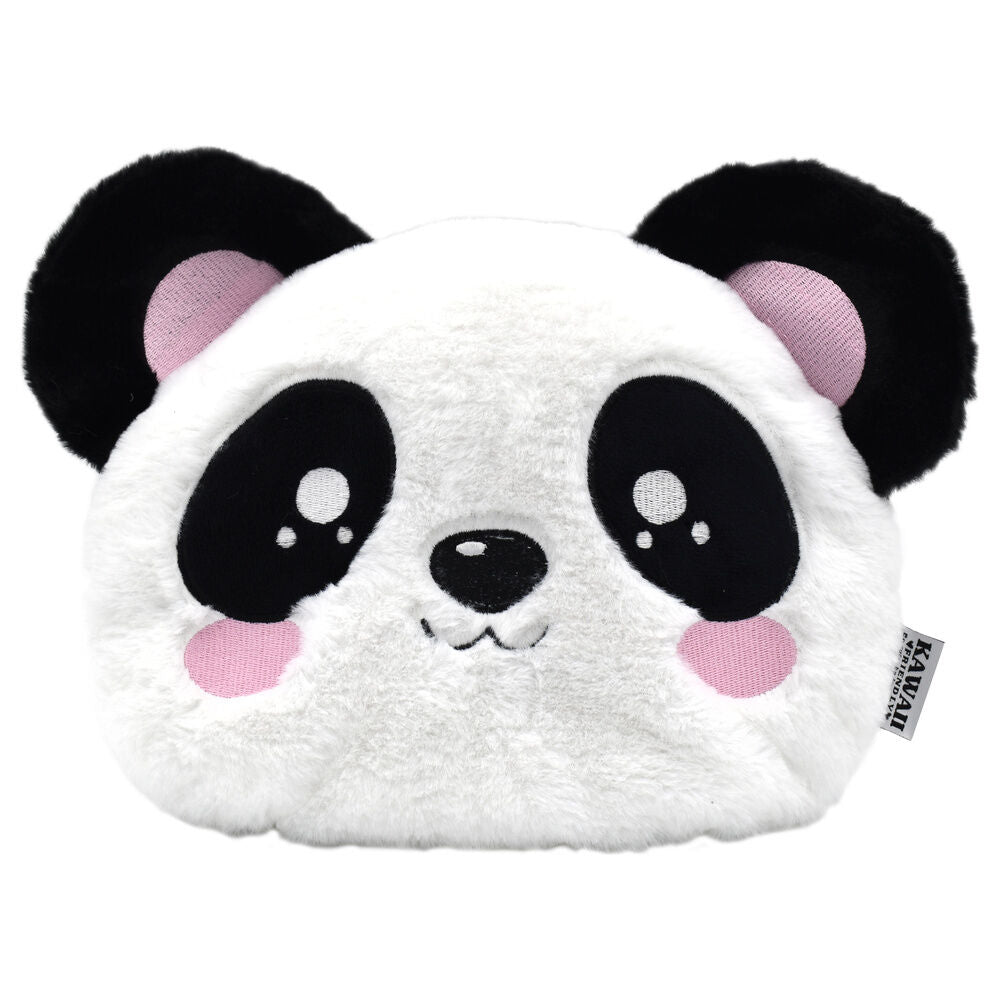 kawaii panda bear plush hot water bottle 600ml