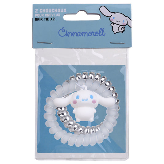 blister of 2 cinnamoroll hello kitty hair scrunchies