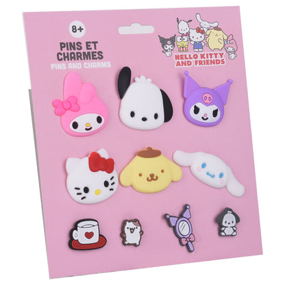 Blister 10 Charms Hello Kitty and Friends
