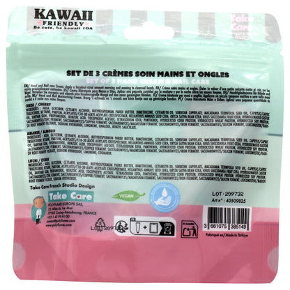 Set di 3 creme mani Kawaii da 20 ml