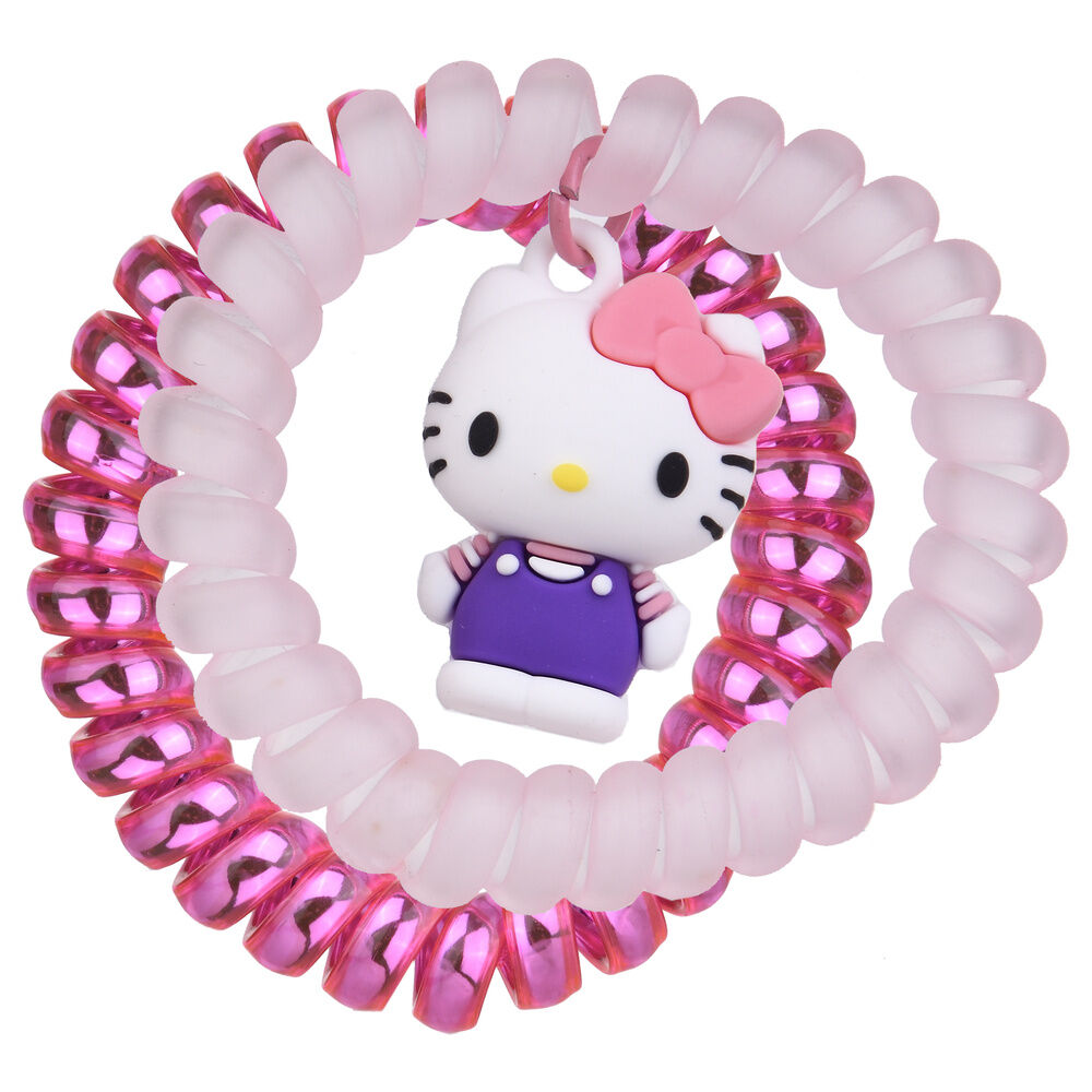 blister of 2 hello kitty hair scrunchies