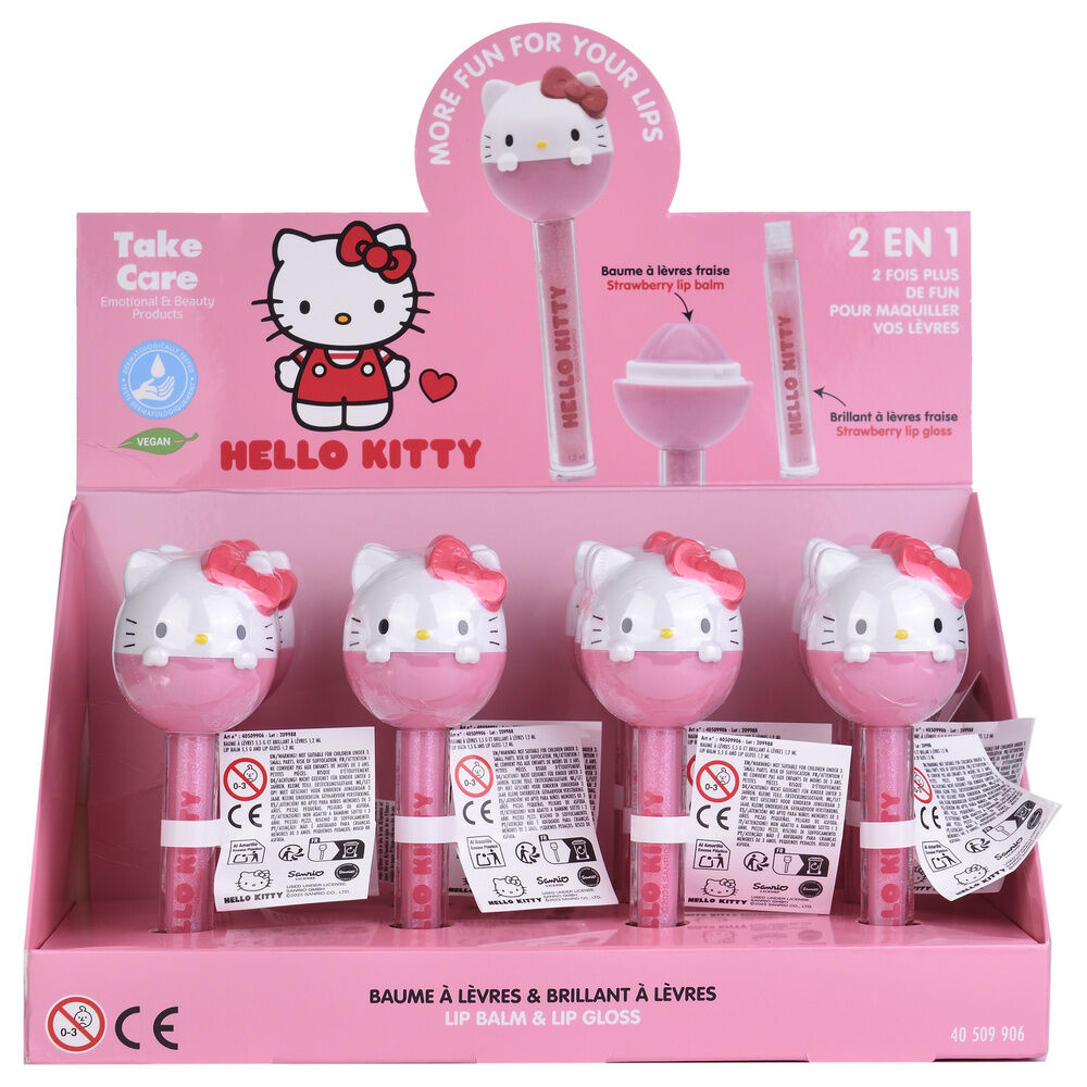 hello kitty lip balm  gloss