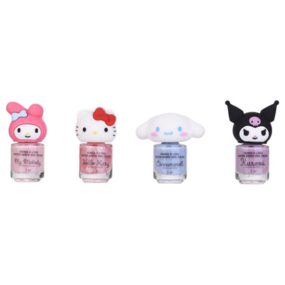 Conjunto de esmaltes à base de água Hello Kitty e Amigos