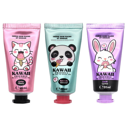 set of 3 kawaii hand creams 20ml
