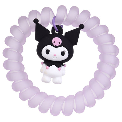 Blister of 2 Kuromi Hello Kitty hair scrunchies